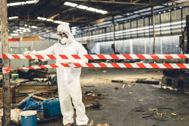 Professional Sewage Cleanup technician working in Altamonte Springs, FL